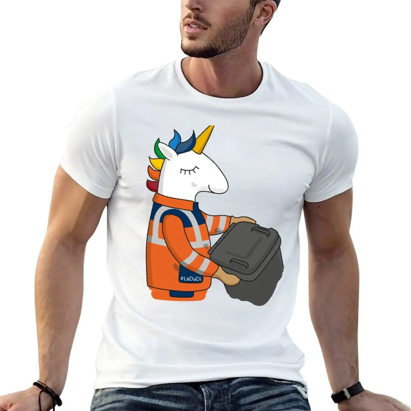

collection shirt custom t cotton T-Shirt man pack shirt t garbage print summer t shirt Unicorn