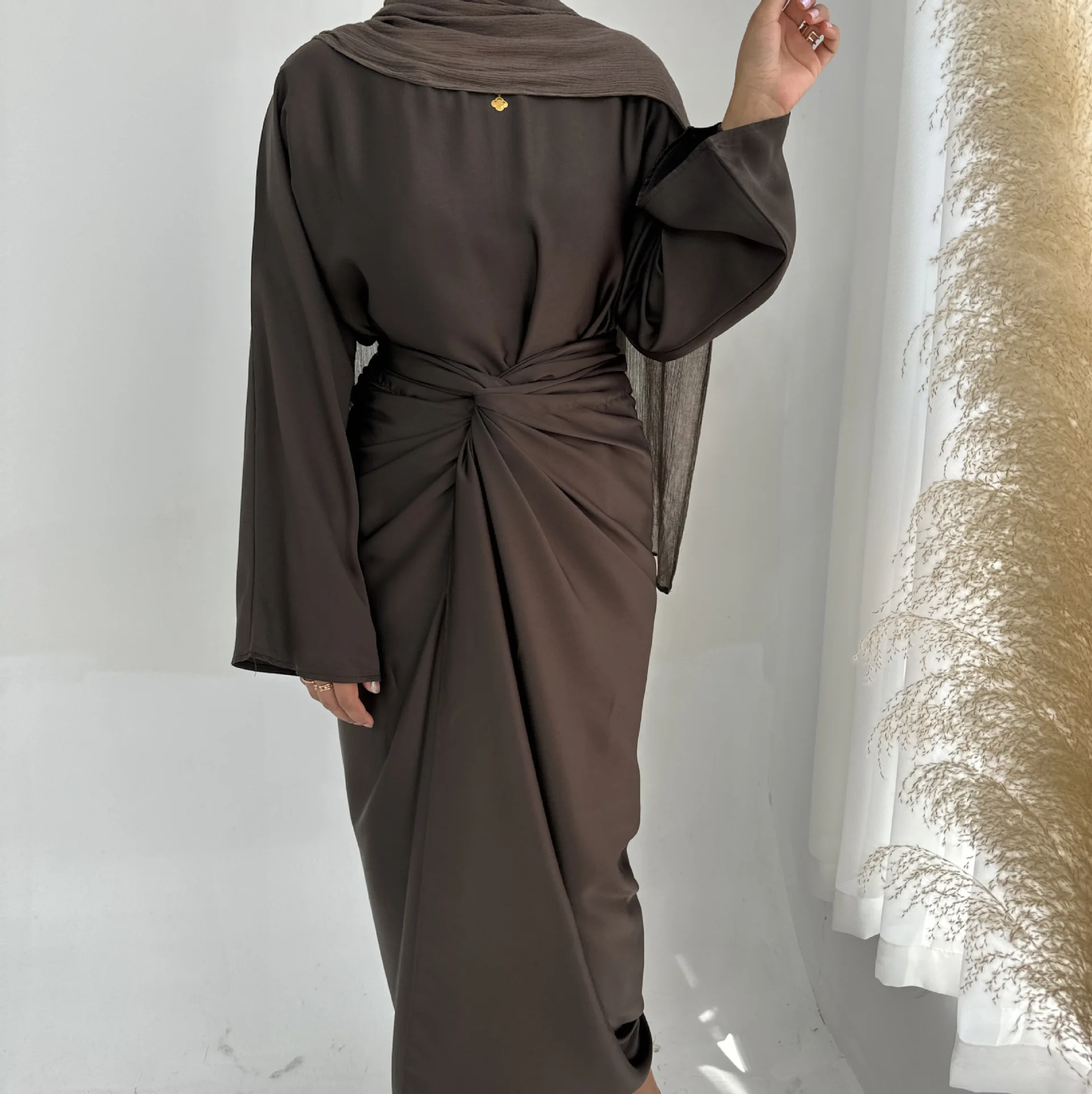 Fashion Muslim Kimono Abaya Cardigan Ramadan Dubai Turkey Eid Islamic Loose Comfortable Dresses for Women