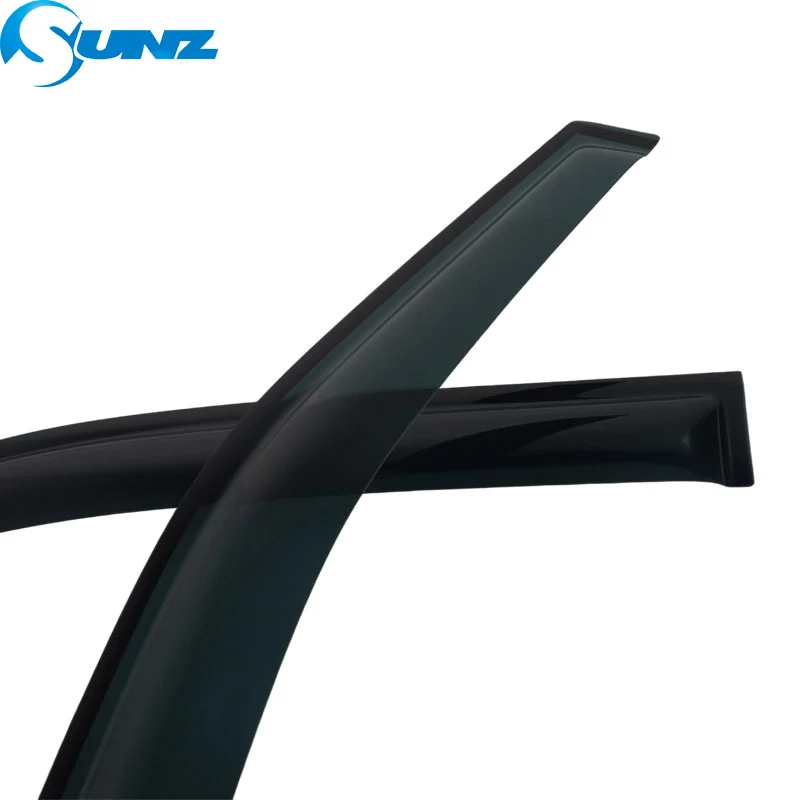 Afbeelding 4: Auto raamdeflector voor Mitsubishi Eclipse Cross 2018 2019 2020 2021 2022 2023 2024 2025 2026 raamvizier zon regen bescherming