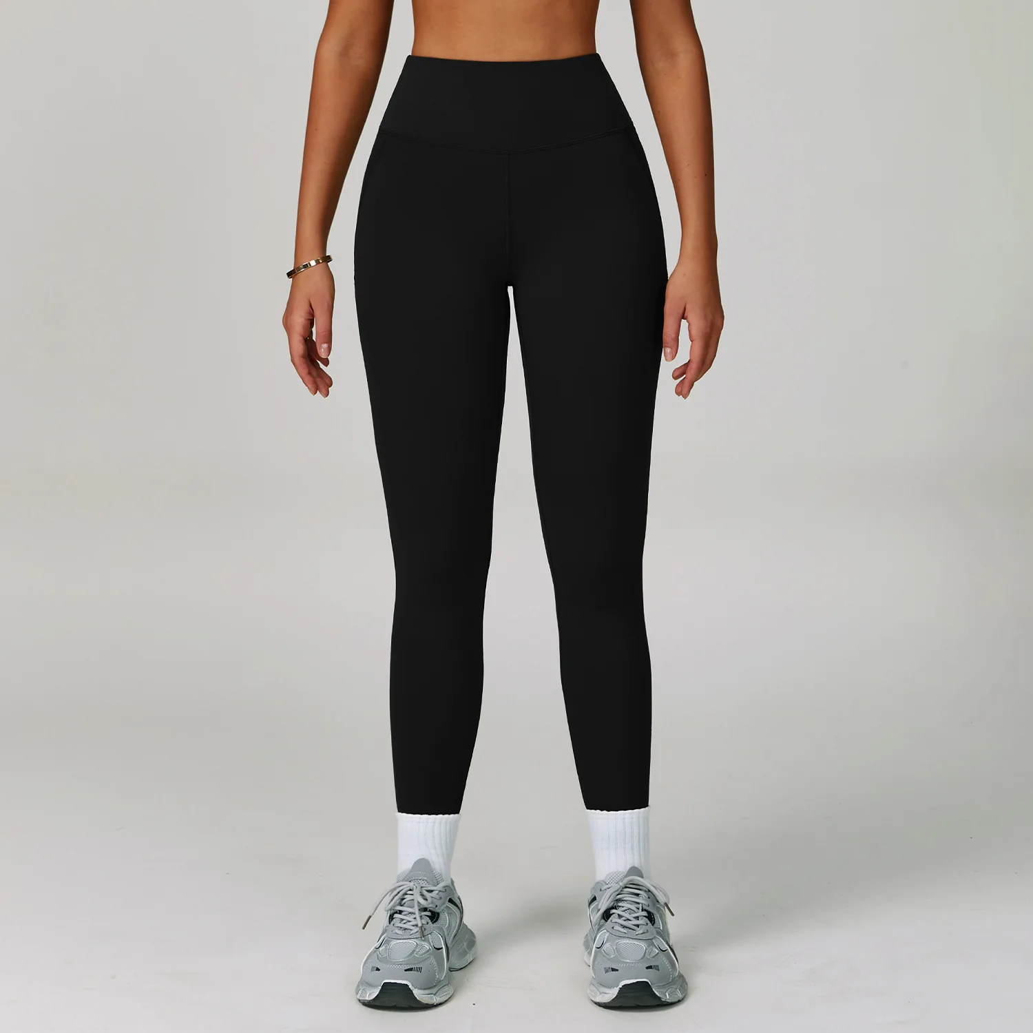 Nuovi leggings sportivi push up per donna Legging a vita alta Pantaloni da allenamento per palestra con controllo della pancia Collant fitness Pantaloni da yoga elasticizzati