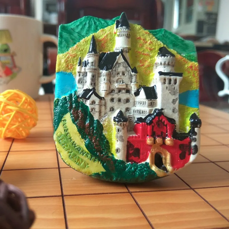 Creative Vintage Germany Souvenir Fridge Magnets Various Landmarks Munich Europe Tourist Home Decoration Travel Souvenir Gifts