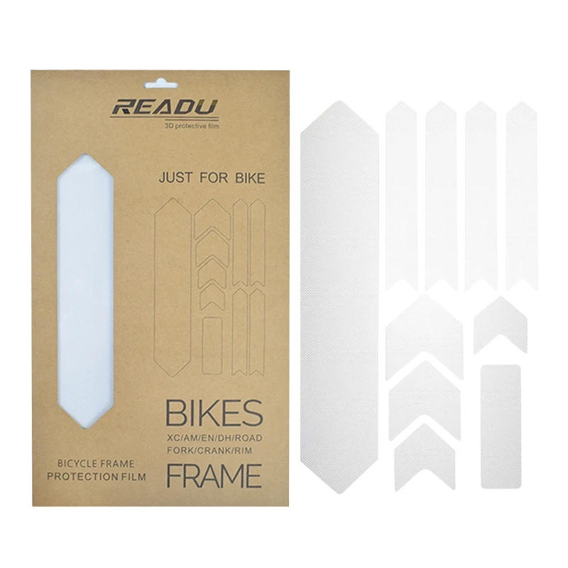 Bike Frame Protection Sticker, High Impact Bicycle Frame Guard, Mountain Bike Protective Tape, Protects Your Bike Frame