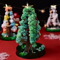 4/2PCS Magically Paper Sakura Crystal Trees Christmas Magic Growing Tree Desktop Cherry Blossom Science Toys Novelty Funny Gift