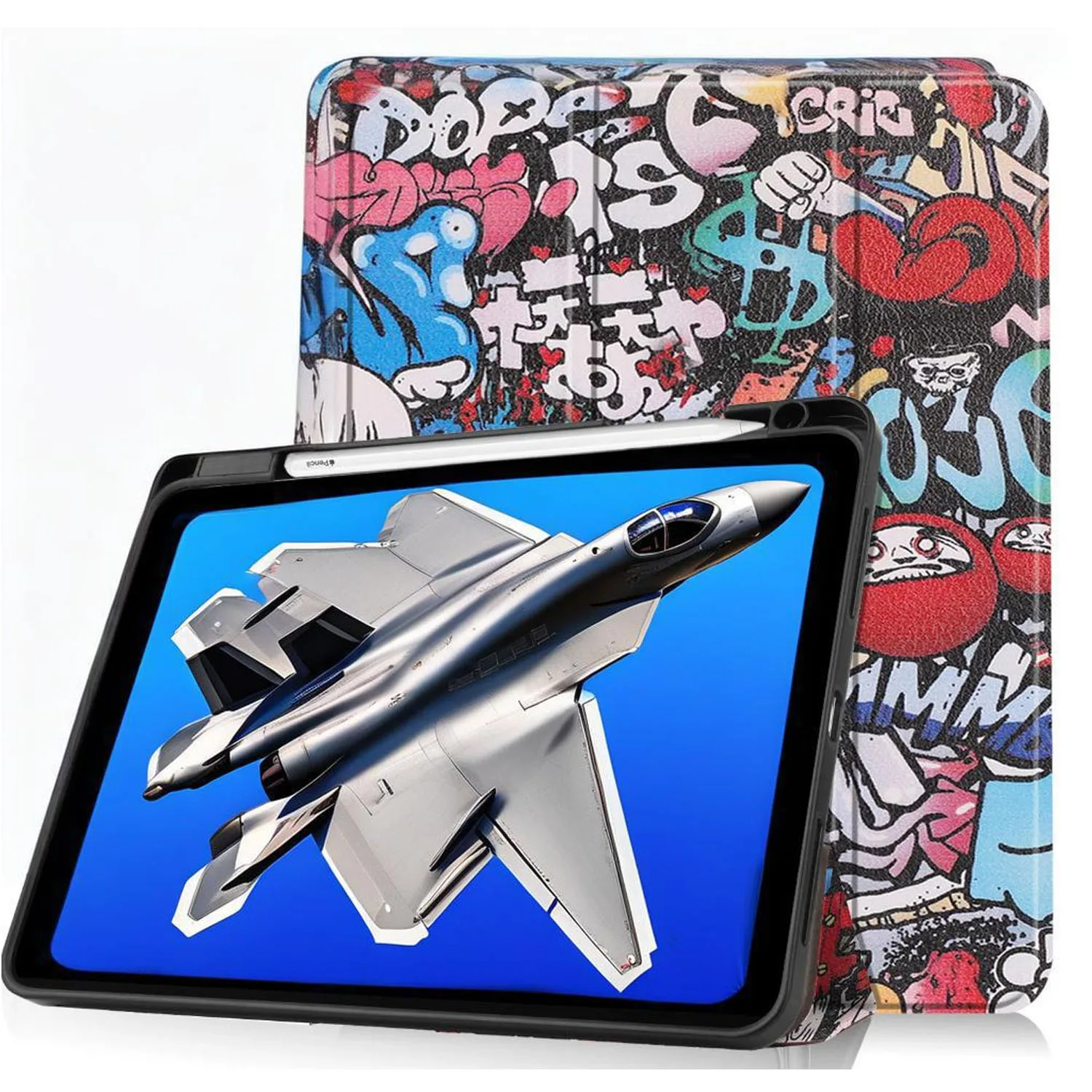 

Кожаный чехол для iPad Air 11 11th 2025 с держателем для ручки Подставка для планшета с местоположением ручки