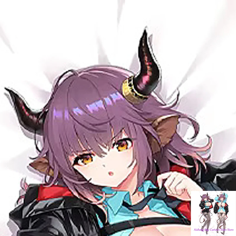 

Dakimakura Anime Pillow Cover Cast Iron Damaged Stockings Double Sided Print Life-size Body Decoration