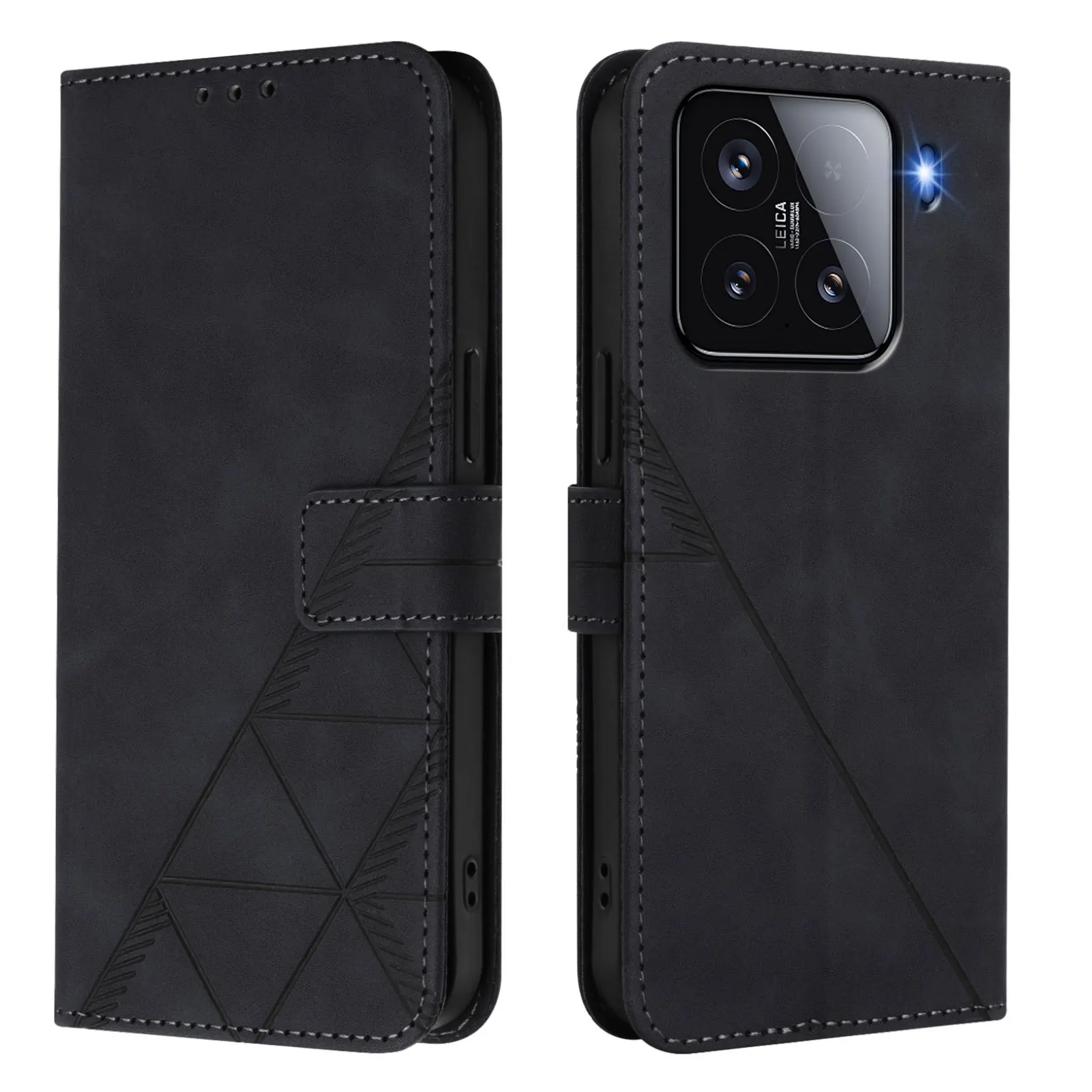 Geometric Leather W…