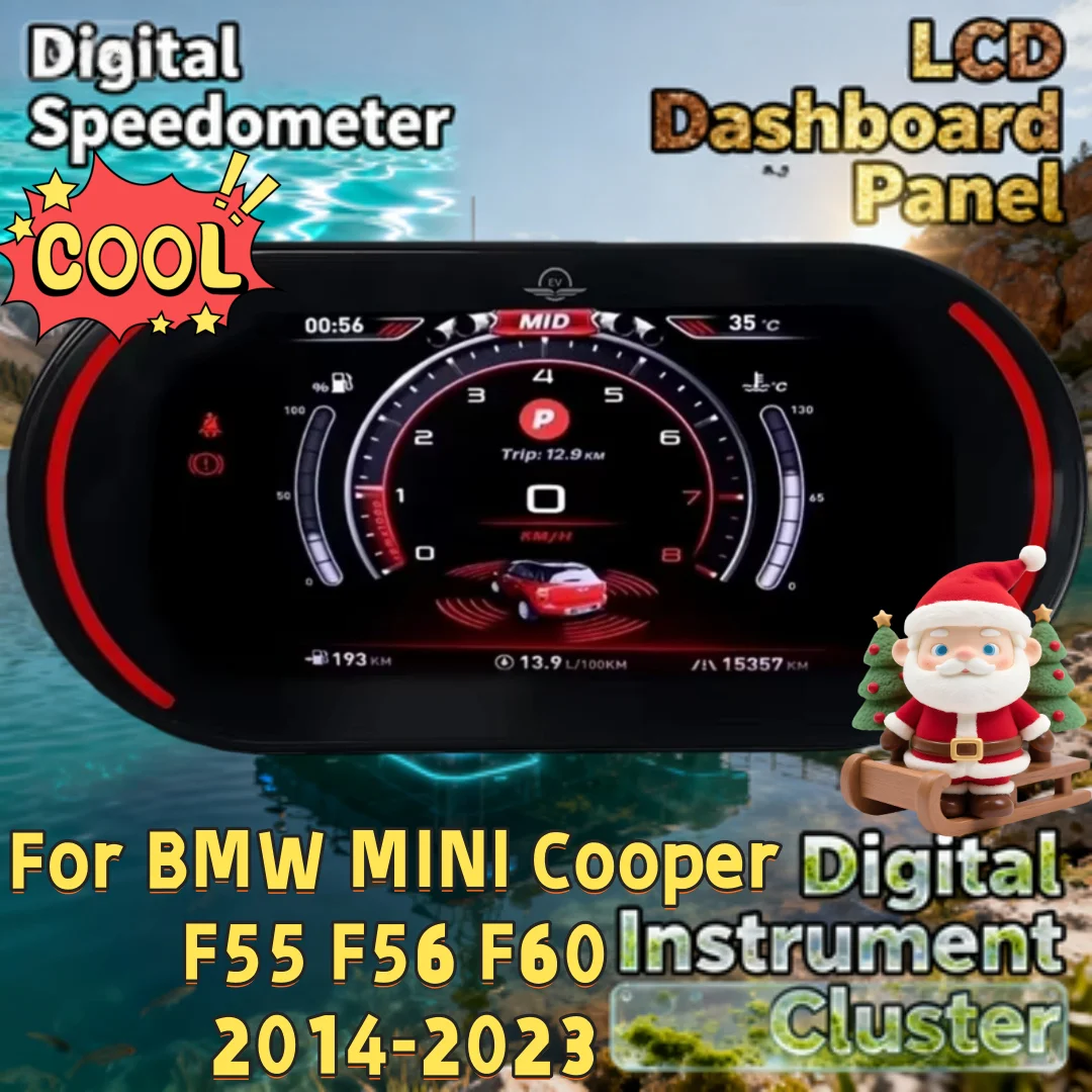 Instrument Cluster Digital Dashboard Pannel Speedometer For BMW MINI Cooper F55 F56 F60 2014-2023 Virtual Cockpit Odometer