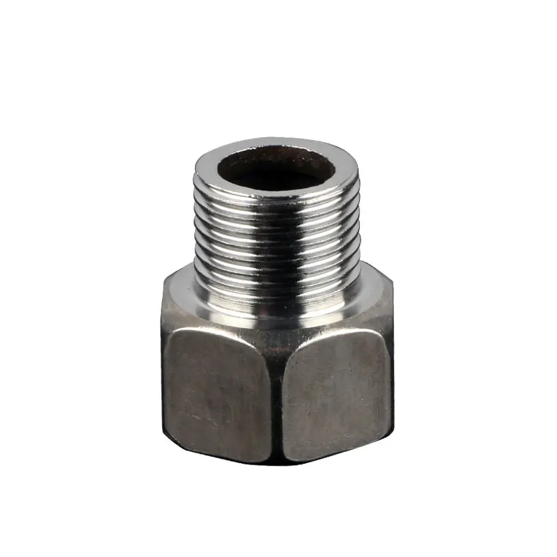 Stainless steel 20MM external thread to 25MM internal thread straight reducer joint direct water pipe plumbing fittings