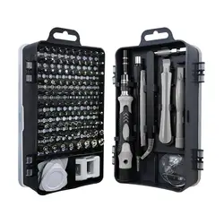 Multifunctional 115-in-1 Screwdriver Set Chrome Vanadium Steel Screwdrivers Adjustable Magnetic DIY Precision PC Repair Tool Kit