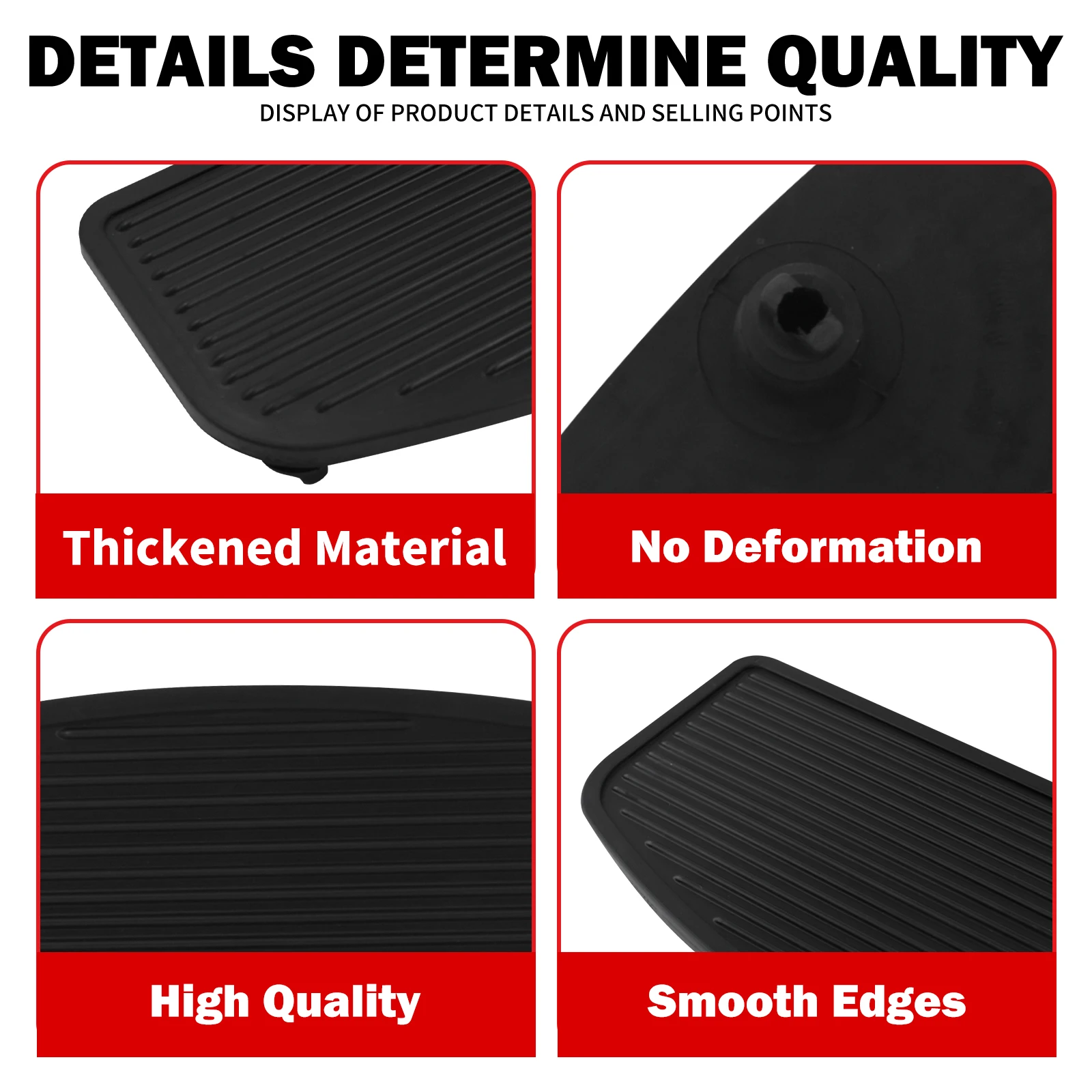 Motocicleta frente rider inserir piso footboard apoio para os pés para harley touring softail padrão fino estrada glide flhr