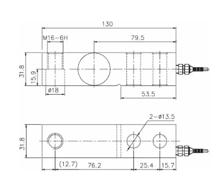 Weighbridge sensor 12E series load cell set