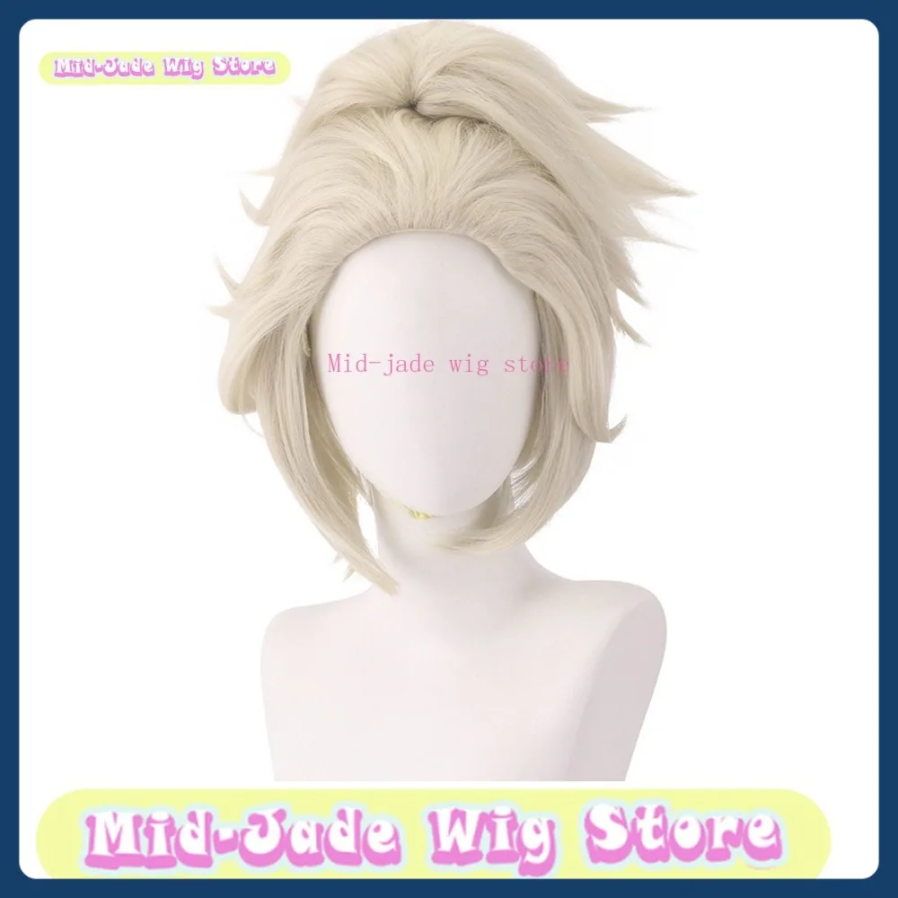 منتصف اليشم شعر مستعار مخزن الهوية الخامس المرتزقة B.Duck Nabusabeda شعر مستعار تأثيري ألعاب أنيمي ازياء الدعائم لعب الأدوار الباروكات #2