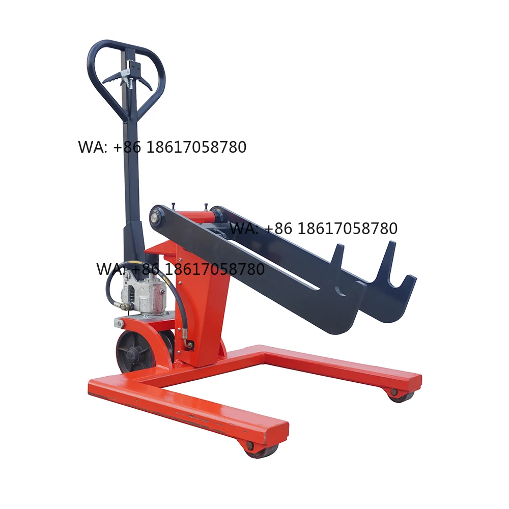 Hydraulic Hand Roll Mover 300kg Manual Lifter Reel Lifter for Roll Solution