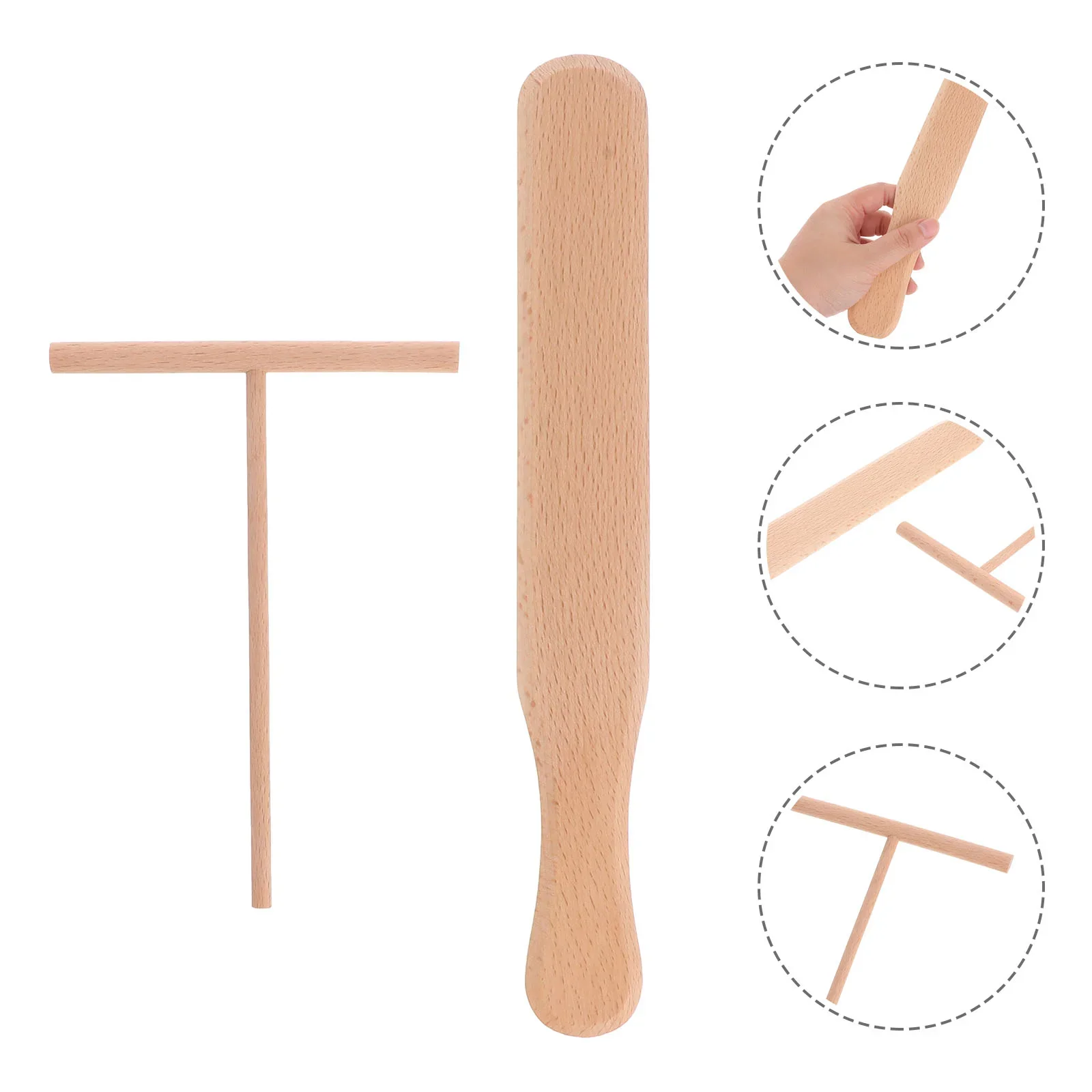 

12Pcs Crepe Spatula Set Wooden Utensils Pancake Tool Cooking Rake Turner Baking Pastry Kitchen Dining Food Serving Bread mold