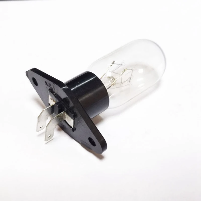 1Pc Microwave Oven Global Light Lamp Bulb Base Design 250V 2A Replacement Universal