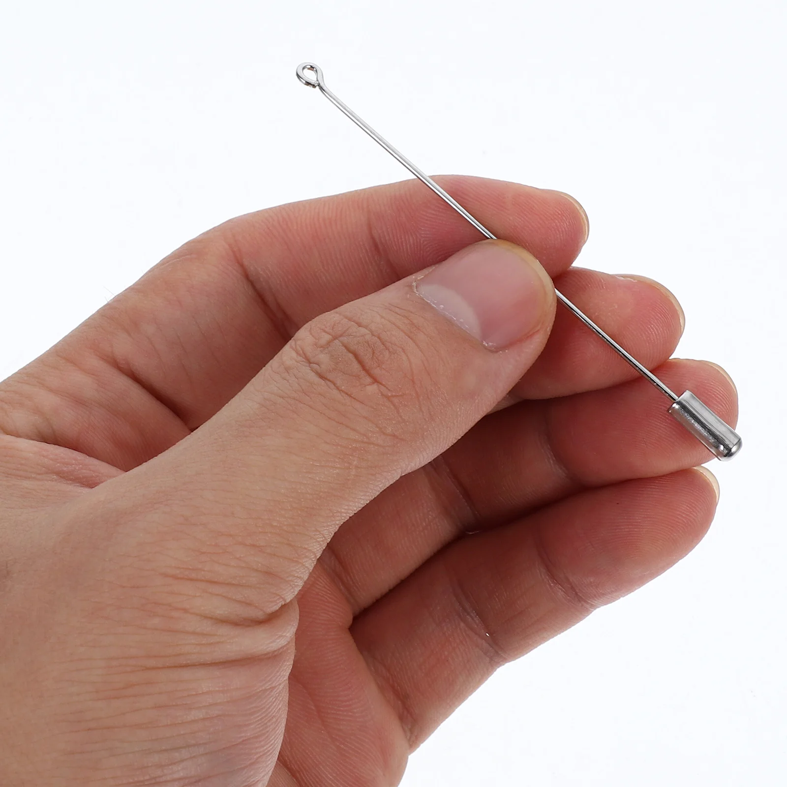 

20 Pcs One Line Buckle Corsage Suit Pin Elegant Metal Stick Pins for Hats Ties Clothes Sewing Safety Brooch Hat Pin Diy Crafts