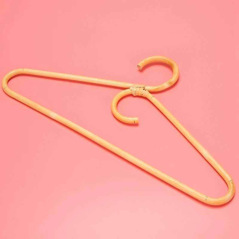 ที่แขวนเสื้อผ้าสไตล์หวายจัดเสื้อผ้าไม้แขวนเสื้อผู้ใหญ่ที่แขวน hiasan kamar สำหรับ Clothes.3ชิ้นของคุณ