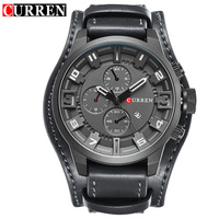 Fashion Curren Top Brand 8225 Army Military Quartz Luxury Leather Men Sport Watch Casual Sport Male Clock Relogio Masculino