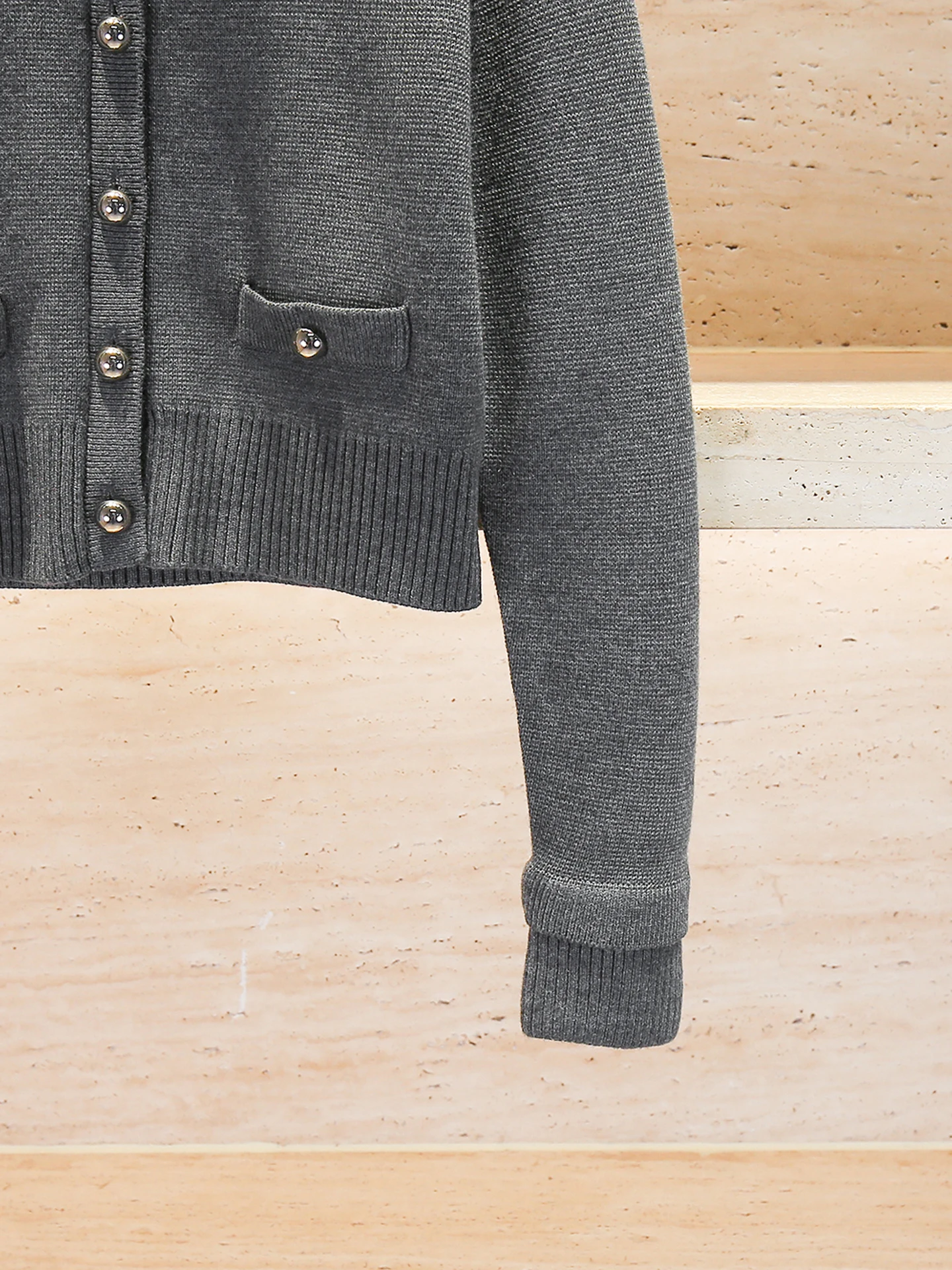 Cárdigan de Punto de Alta Gama para Mujer S Home Nan You con Ribete de Encaje, Nuevo Diseño Otoño 2025, Estilo Casual para el...