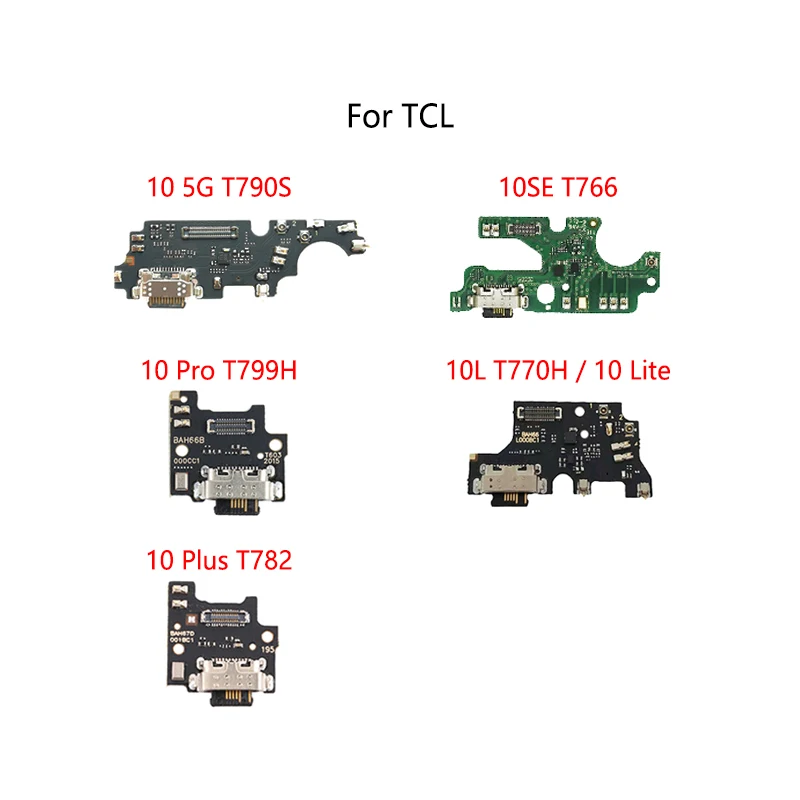 Złącze gniazda ładowania USB Elastyczny kabel do TCL 10 Pro Plus T799H 5G T790S 10SE T766H Lite T770H T782 Moduł płytki ładującej