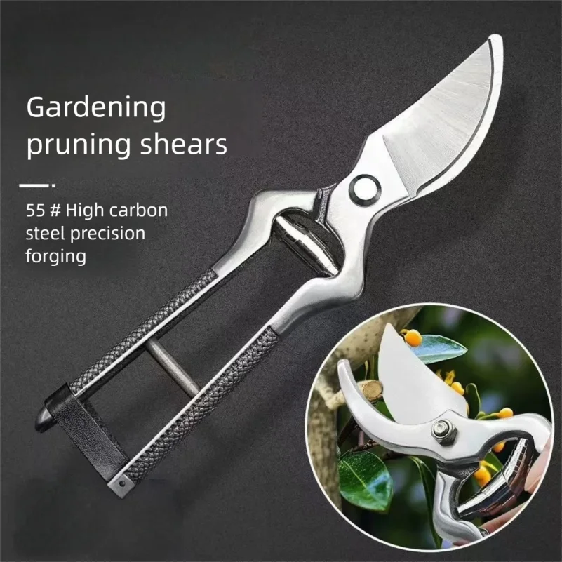

Heavy-Duty Pruning Shears Floriculture Orchards Landscaping Bonsai Trimming All-Steel One-Piece Household Effort-Saving Shears
