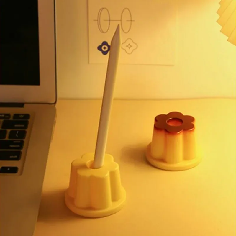 1PC Cute Pudding Jelly-shaped Multi-functional Pen/Pencil Holder for Students Suitable s a Makeup Brush/Toothbrush Holder image 5