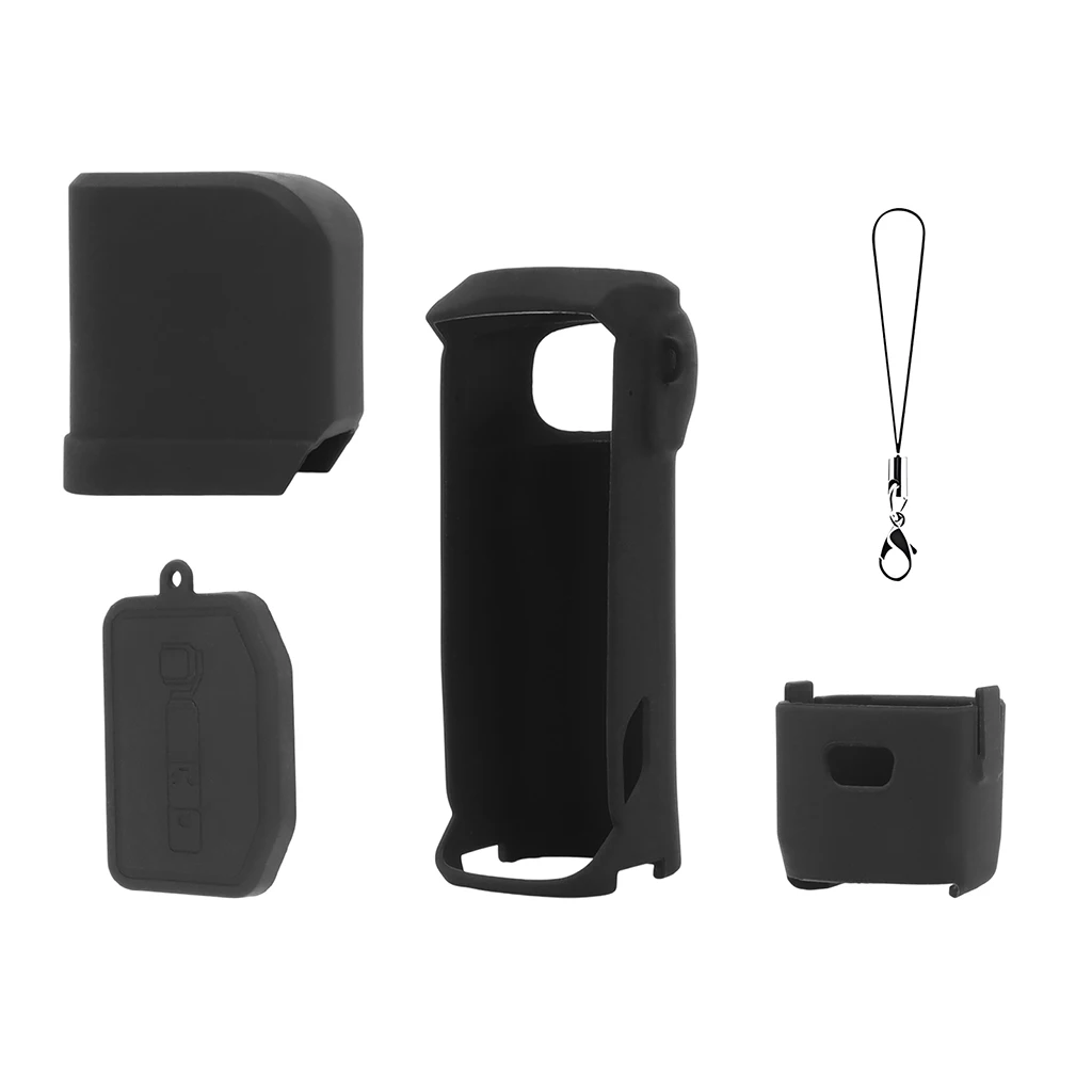 Silicone Protective Case Lens Screen Full Protection Anti-Slip Hand Grip Anti-Scratch Camera Protector For Insta360 Luna Ultra