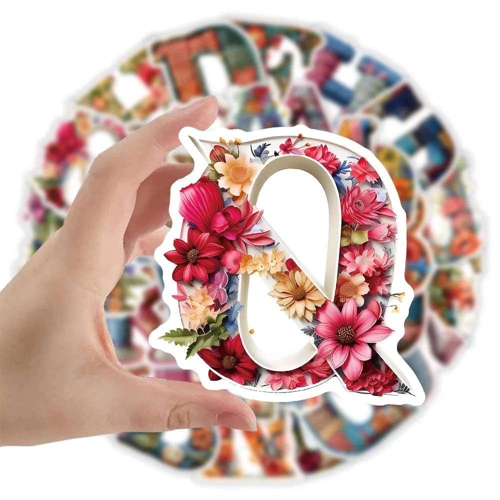 

10/52PCS Retro English Letter Stickers Knowledge Learning Doodle Fun Decal DIY Scrapbook Notebook Phone Case Water Cup