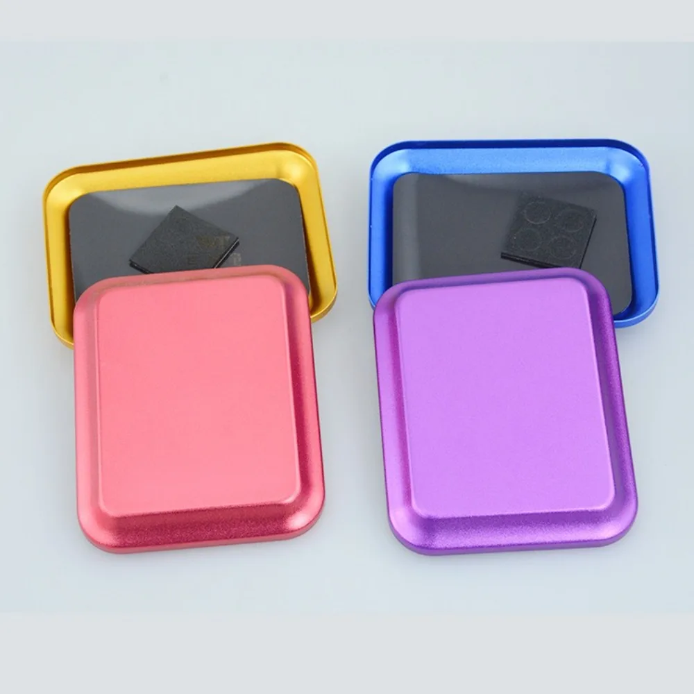 

Magnetic Screw Tray Plate Rectangular Aluminium Alloy RC Repair Tool Loss Proof RC Car Accessories Model Repair Tools