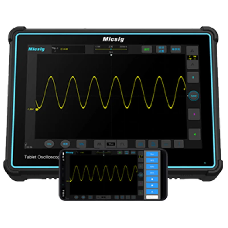 Micsig Professional Automobile Oscilloscope ATO1004 4 Channels 100MHz 1GSa/S 110Mpts Memory Depth Digital Oscilloscope Tester