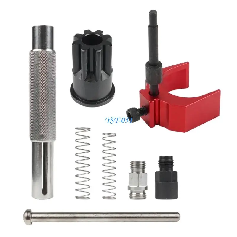 

E15A 9U-7227 Инструмент для регулировки высоты форсунки с гнездом для блокировки двигателя