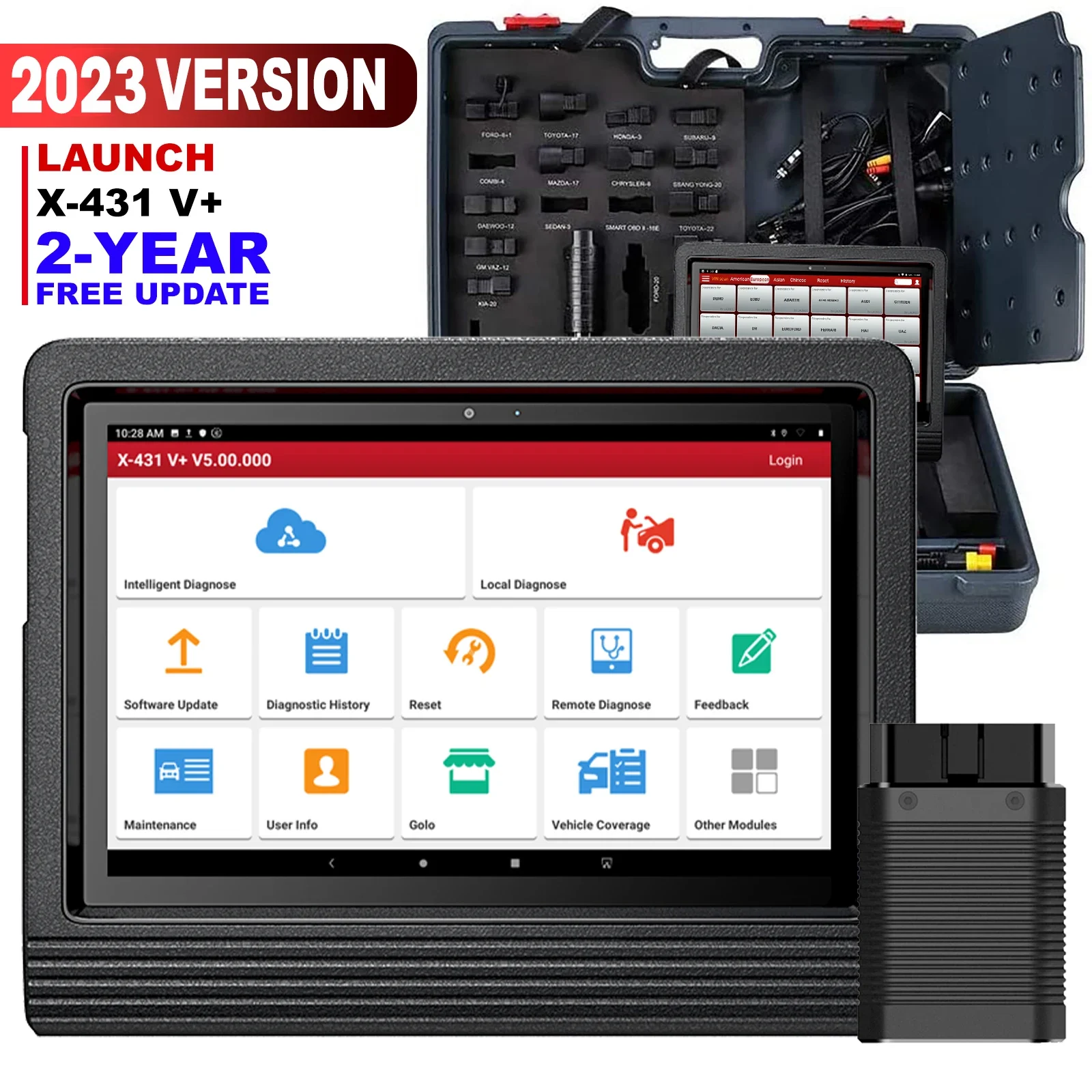 

original launch x431 vplus v pro hd3 free update obd2 heavy truck engine analyzer motorcycle diagnostic tool for cars