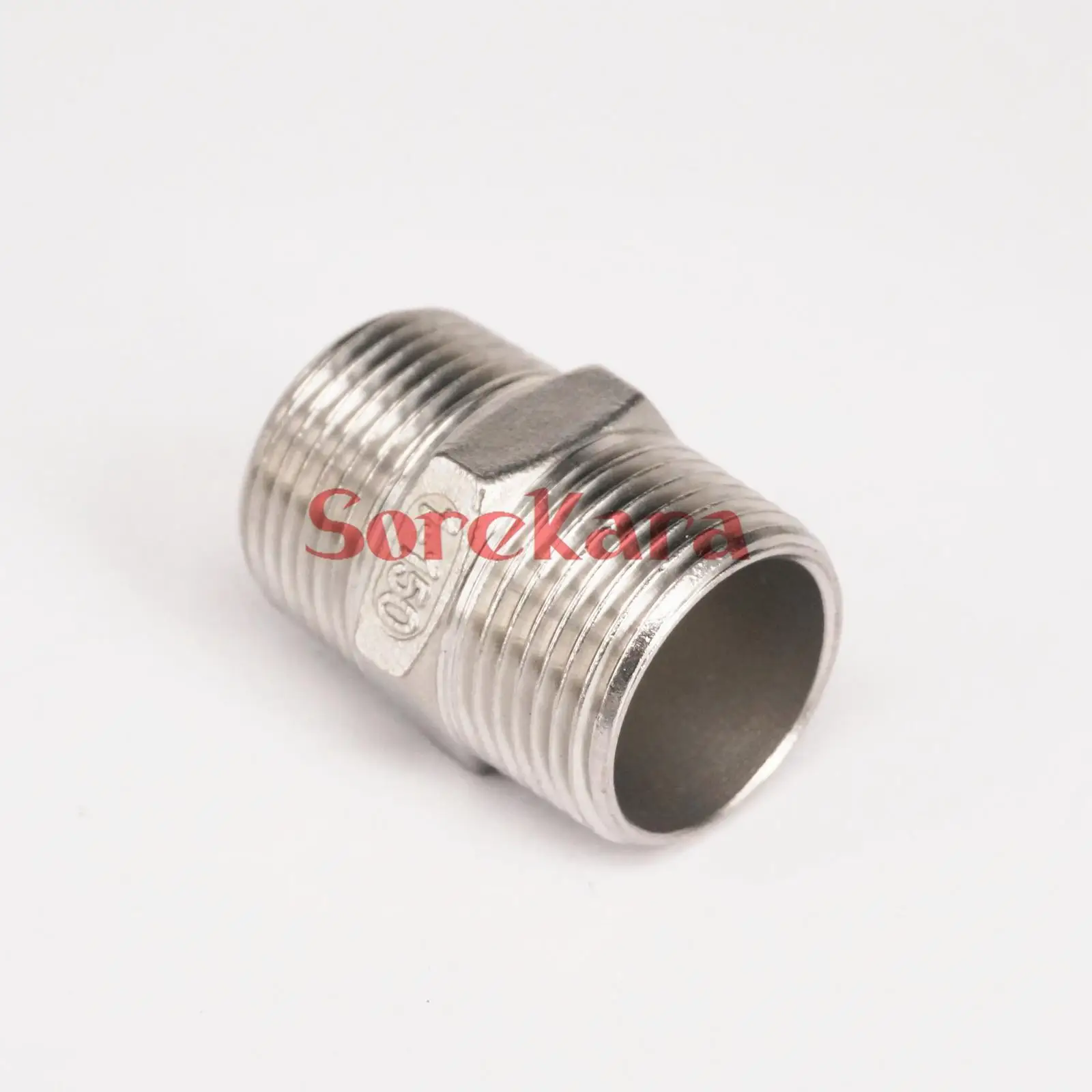 

2" BSP Male Thread Hex Nipple Union 304 Stainless Pipe Fitting Connector Coupler water oil air