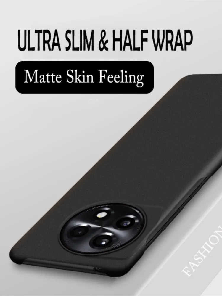 Coque rigide de luxe mate givrée pour Oneplus 13 13R 12 12R 11 11R 10T 10R 10 Pro, couverture arrière fine, couleur antichoc, coque mince