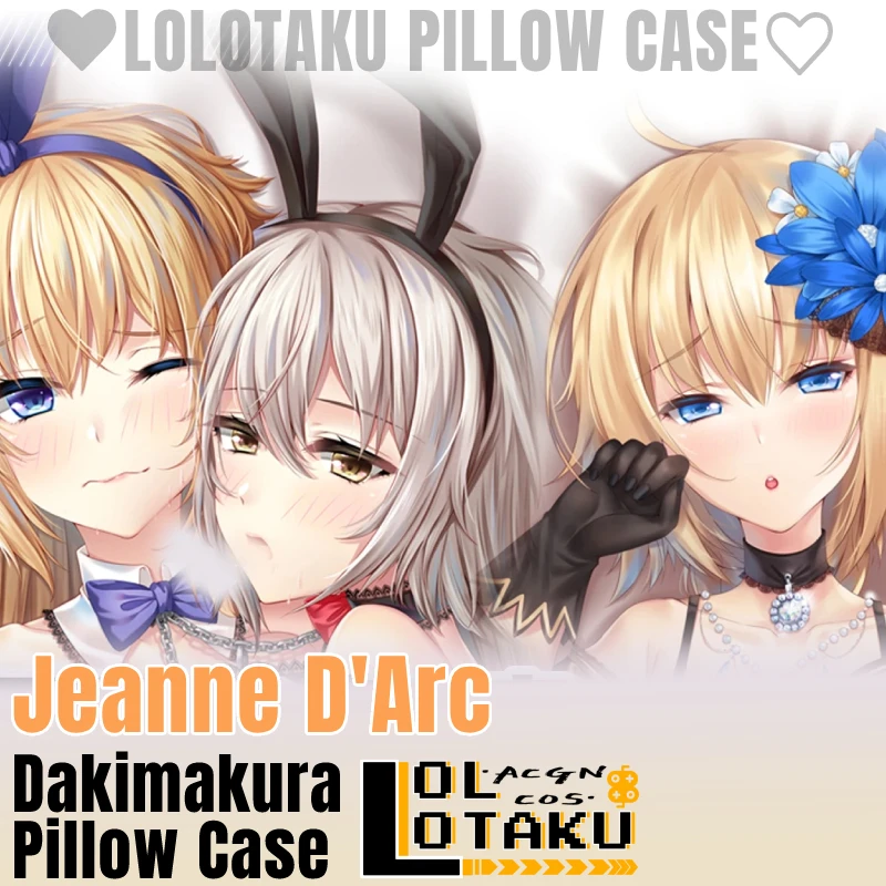 

Jeanne D'Arc Dakimakura Fate Grand Order FGO Anime Sexy Pillowcase Hugging Full Body Pillow Case Cushion Cover Bedding Decor