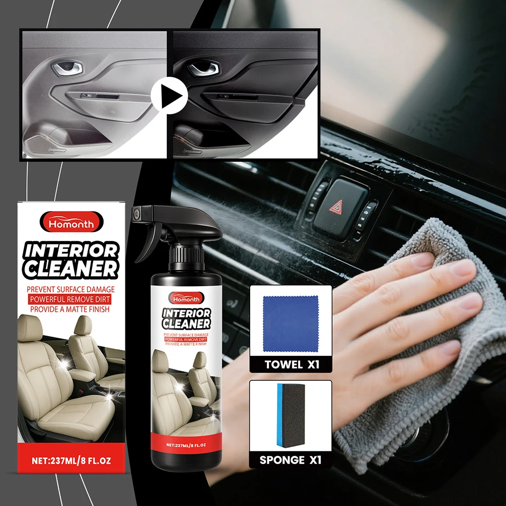 

Очиститель обивки салона автомобиля. Средство для глубокой очистки пятен для всех поверхностей.