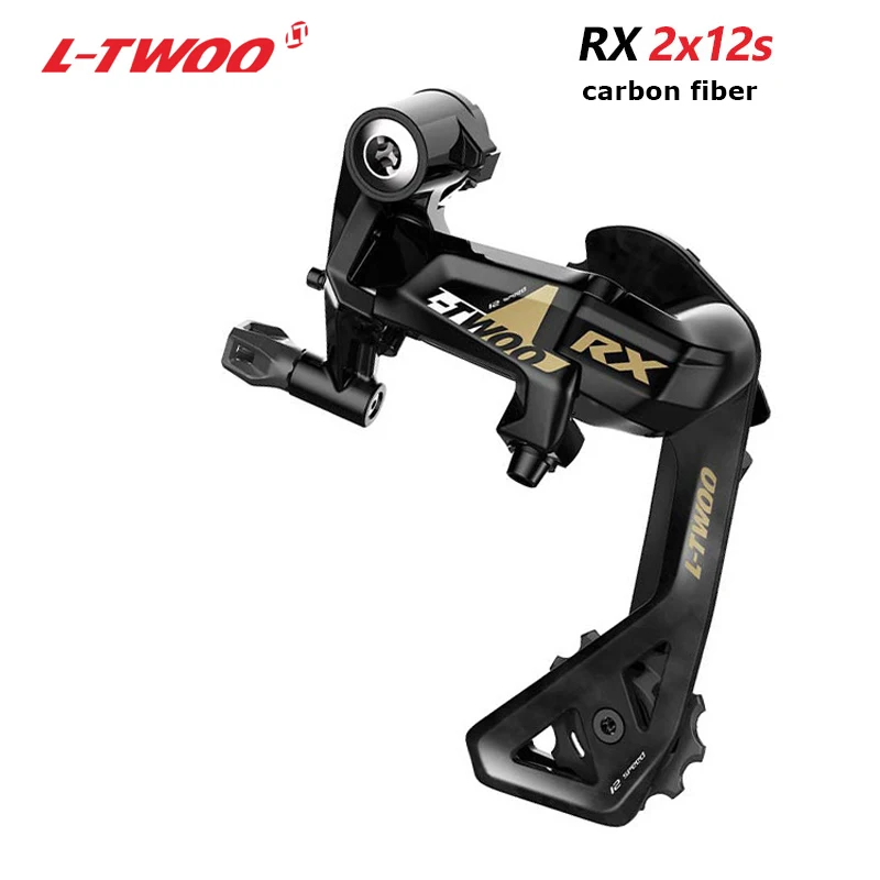 LTWOO RX 2x12 Speed Road Bicycle Groupset Shifter Lever Carbon Fiber Front Rear Derailleurs Road Bikes Kit Compatible SHIMANO