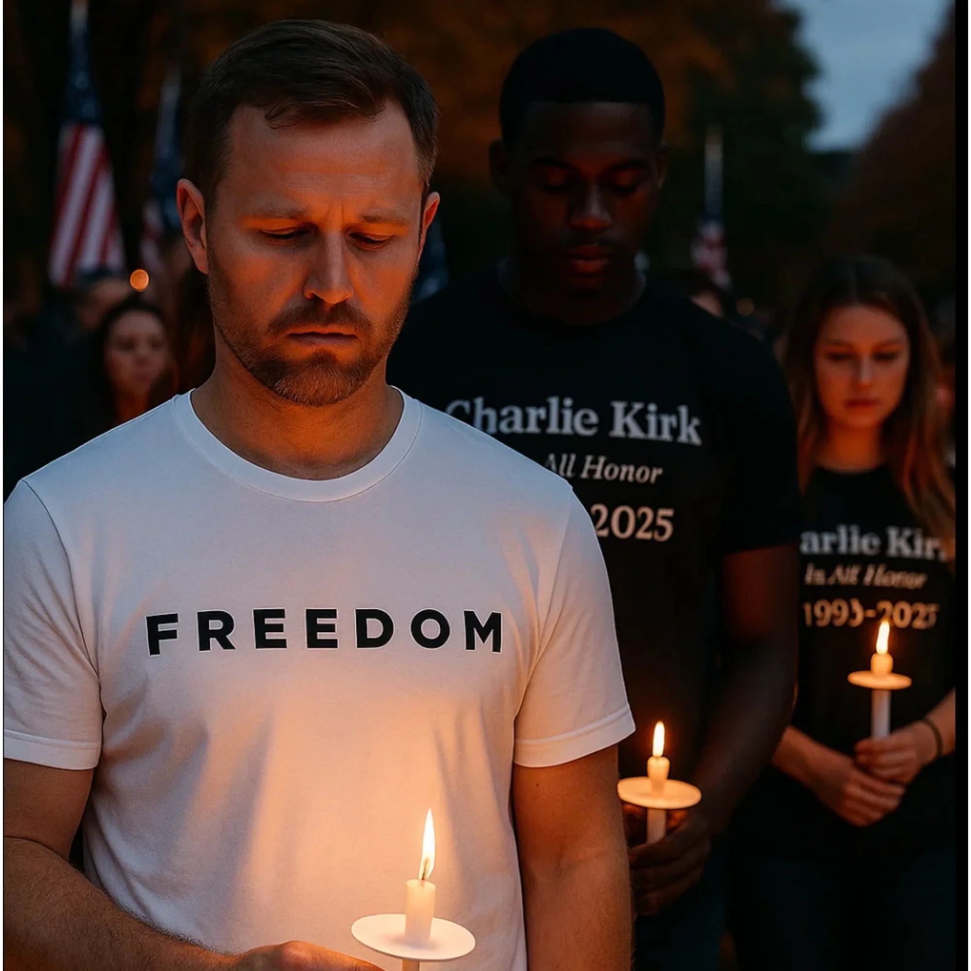 تي شيرت قطني مطبوع عليه رسومات Freedom للرجال والنساء للجنسين ملابس الشارع عالية الجودة للمروحة بأكمام قصيرة ملابس علوية قطنية كبيرة الحجم
