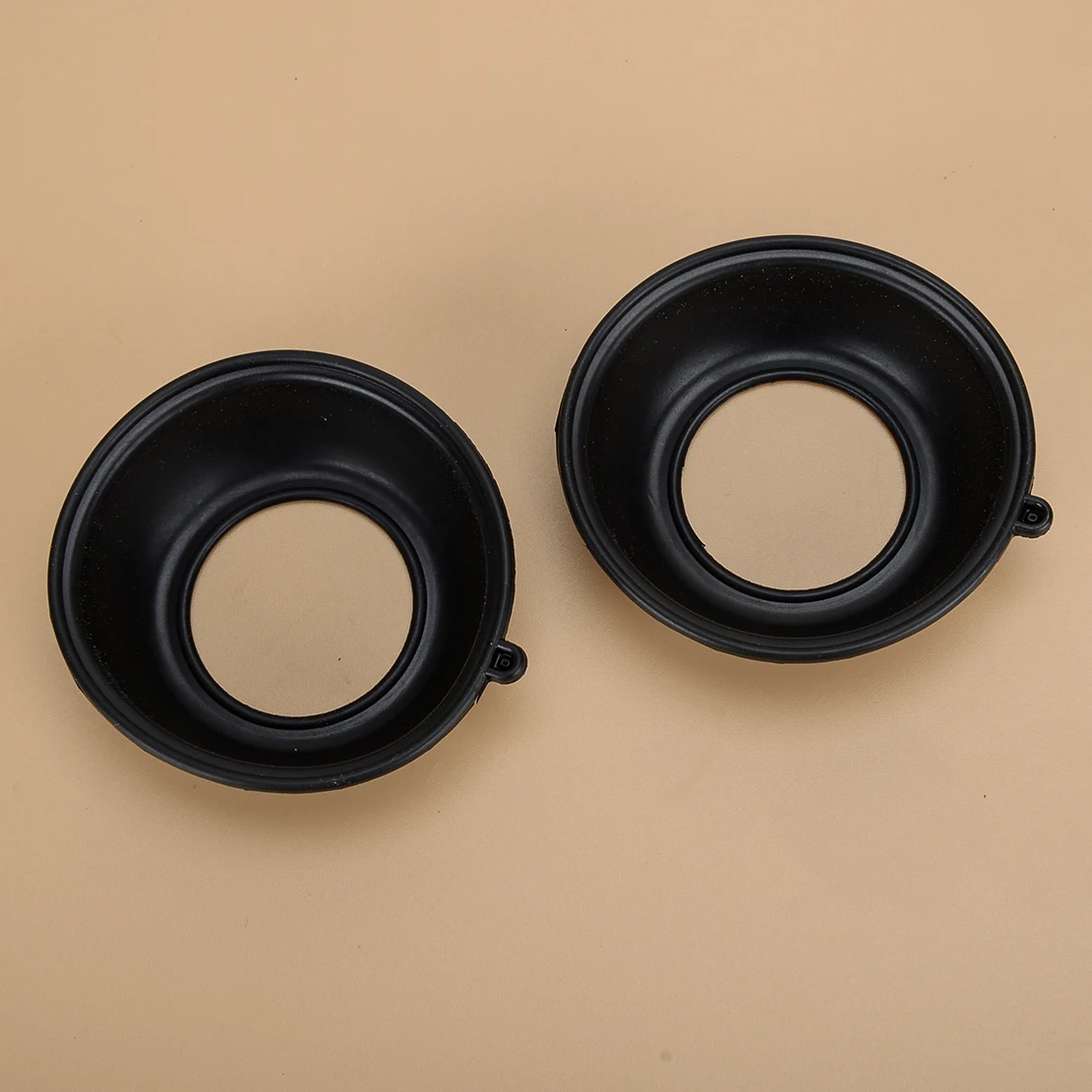 2Pcs Carburetor Carb Plunger Diaphragm Rubber Black M-GS550L Fit for Suzuki GS550L GS550M GS550T GS750E GS750L GS750T GS850GL