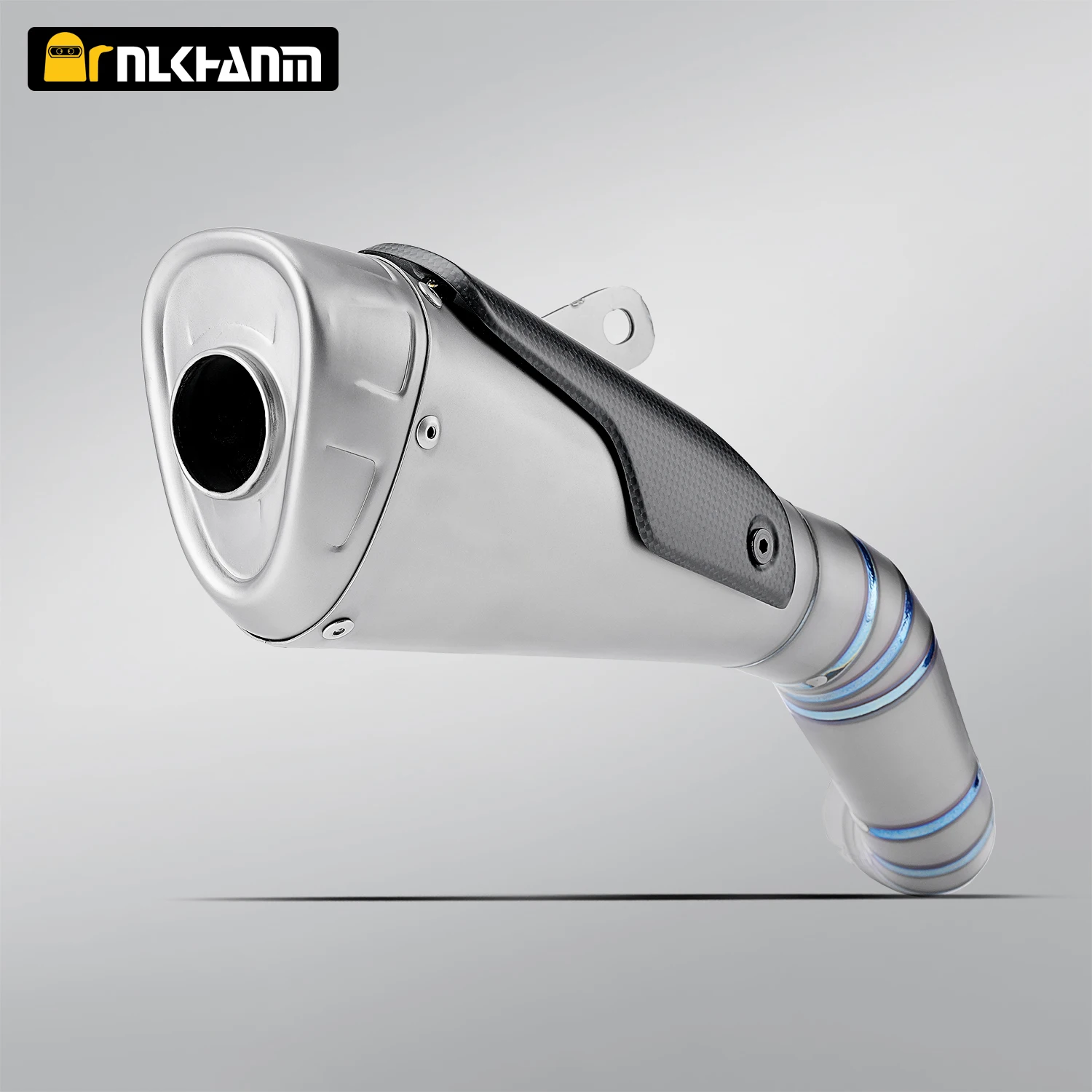 تعديل نظام عادم الدراجة النارية AK Ti. كاتم صوت الهروب مع أنبوب وصلة متوسط من سبائك التيتانيوم لـ KAWASAKI Z900 z900 2017-2025