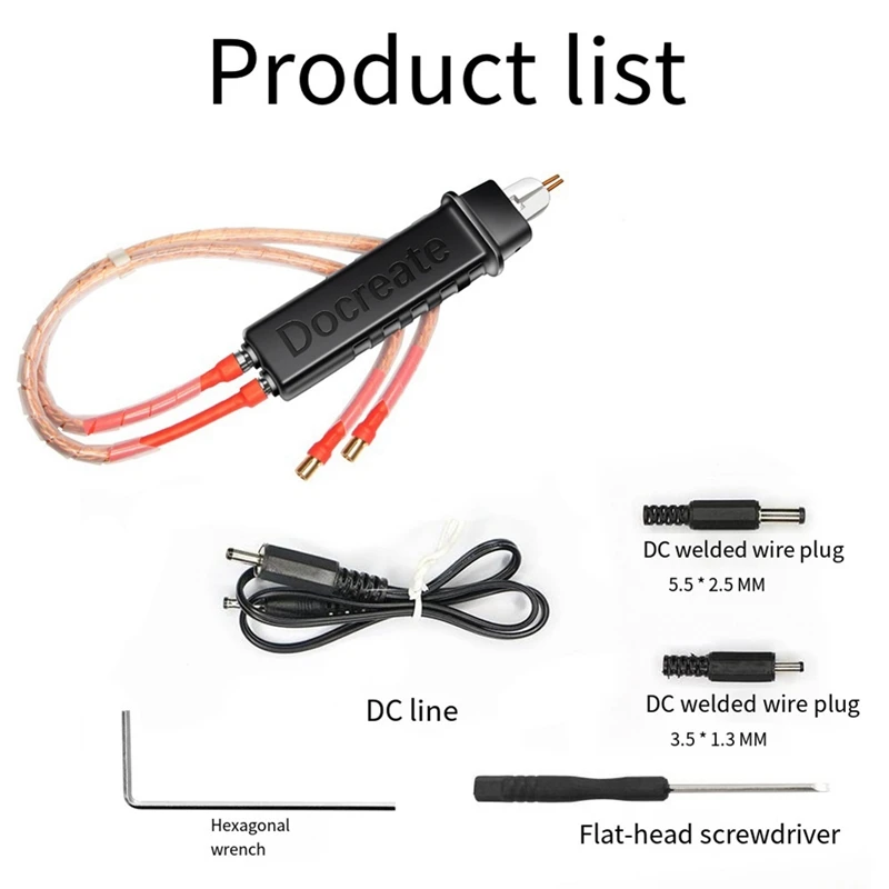 Top Deals Docreate Integrated Spot Welding Pen DIY Electric Vehicle 18650 Battery Pack Handheld Trigger Switch