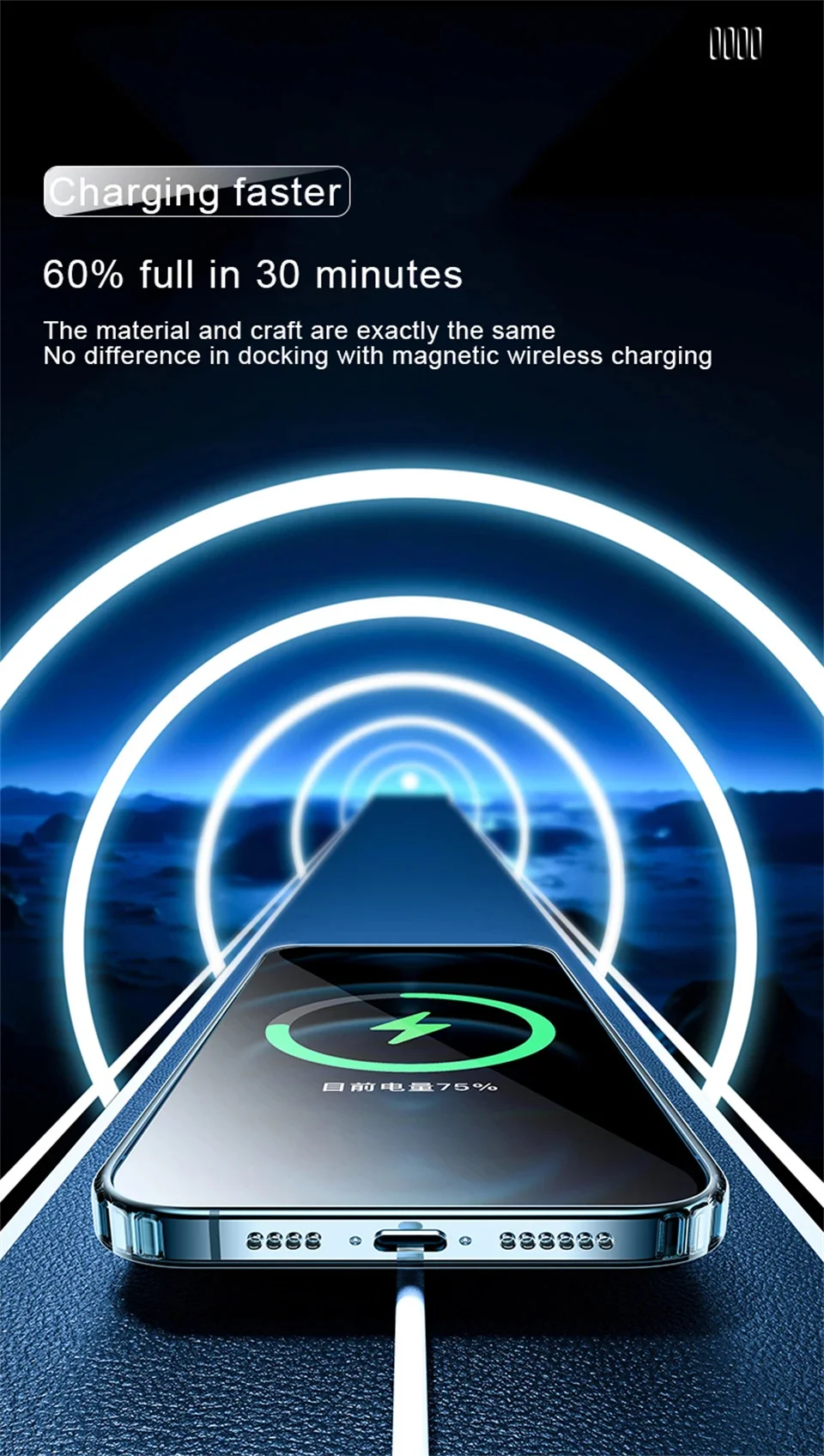 Drahtlose magnetische Abdeckung für Apple Magsafe Hülle iPhone 11 12 13 15 16 Plus 14 Pro Max 13 Mini klare Acrylhüllen – Detail 7