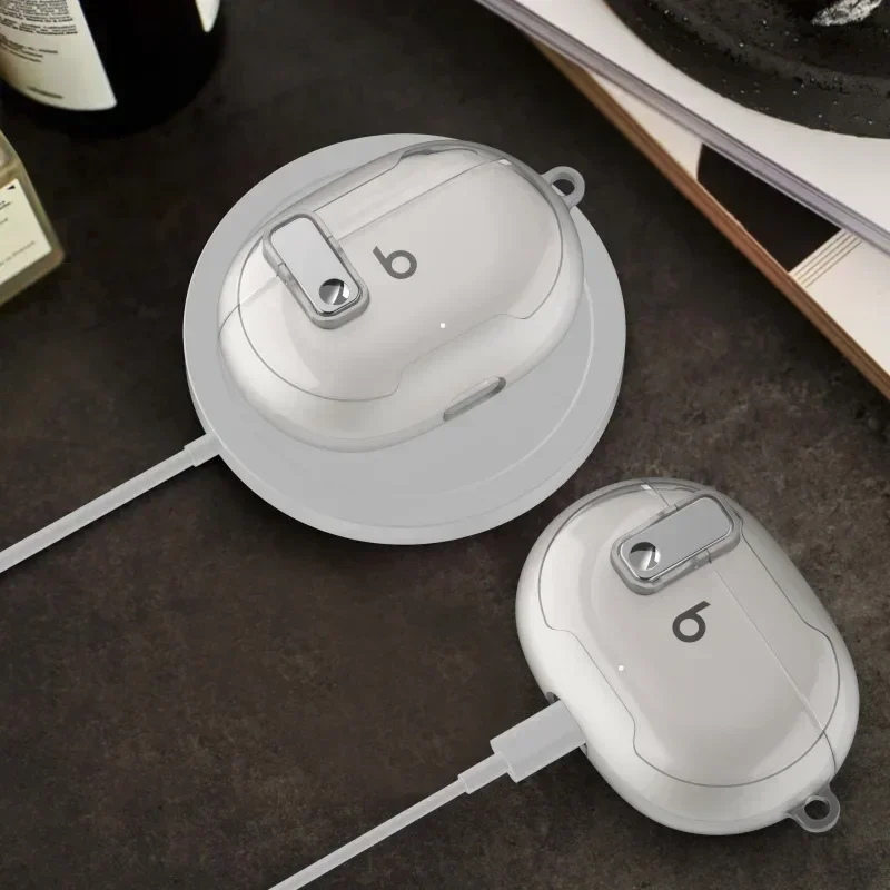 For Beats Studio Buds Earbuds Case Luxury Shockproof Cover Earphone Case With Keychain for Beats Studio Buds + Plus Case Shell