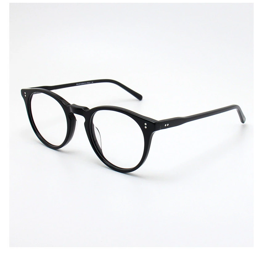 America Brand Design Ovale Brillengestelle für Herren, Vintage-Acetat, ultraleichte Korrektionsbrillen OV5183, optische Brillen für Damen – Detail 18