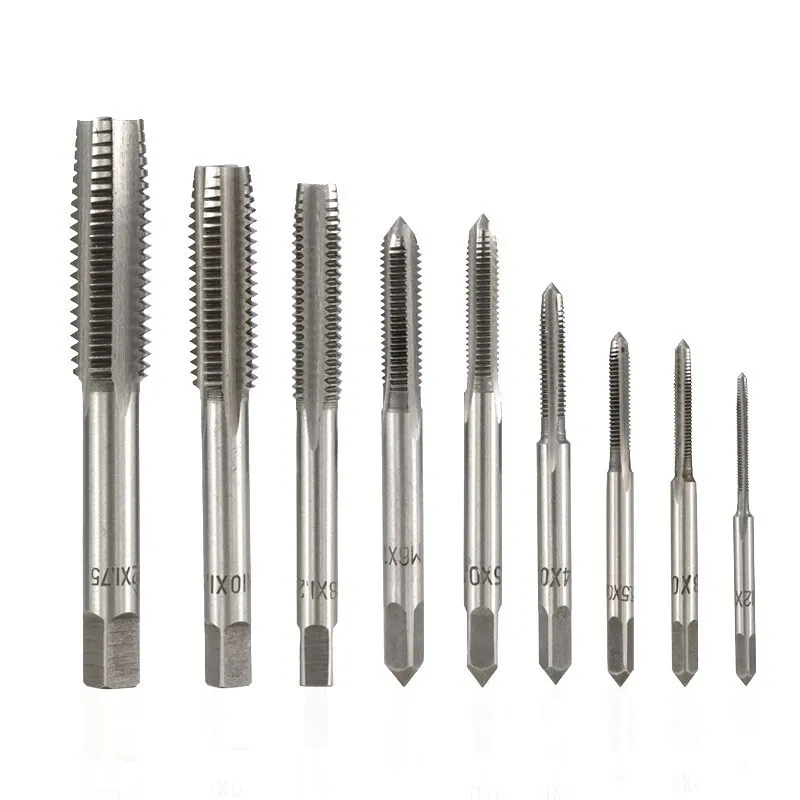 2 stücke HSS Rechte Hand Tippen Bohrer Hand Werkzeuge Schraube Gewinde Metric Stecker Armaturen M2 M3 M4 M5 M6 M8 m10 M12 M14 M16 Metall Threading Werkzeug – Detail 3