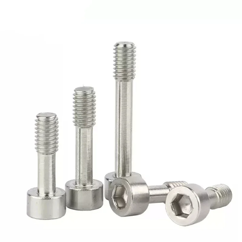 304 Stainless Steel Partially Threaded Hexagon Hex Socket Head Screws Allen Bolts Half Tooth Screw M2 M2.5 M3 M4 M5 M6 M8
