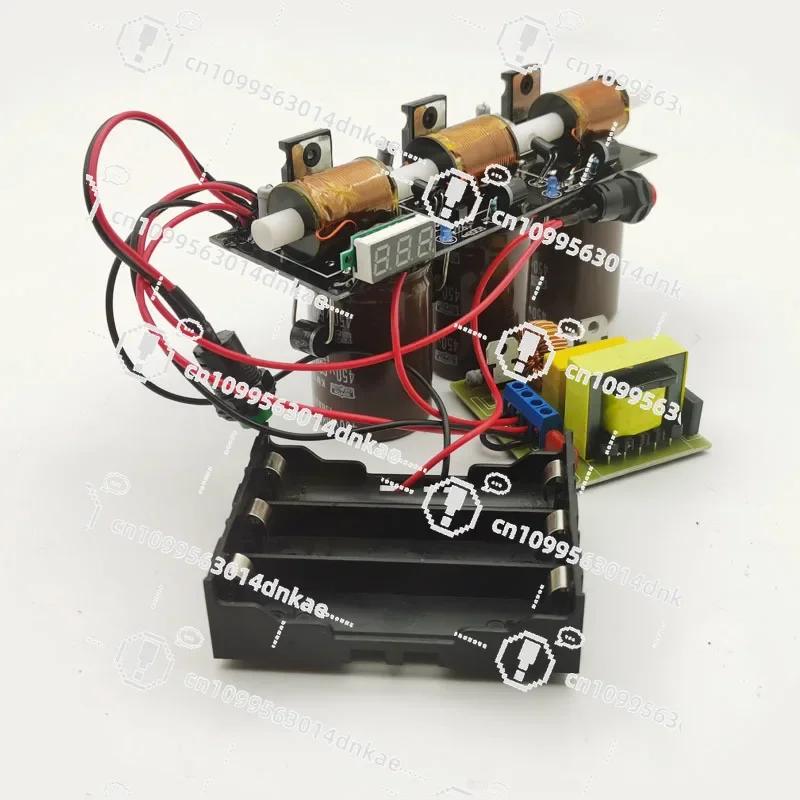 High Voltage DIY Coil Gun Kit - Integrated Electromagnetic Science Education Model for Physics Multi-stage Simple Design