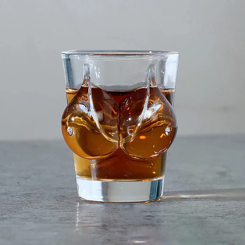 1PC Novelty Body Shaped Glass - Wine Beer Juice 评论和价格