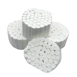 200pcs/4rolls Dental Cotton Roll Dentist Material Teeth Whitening Product Surgical Cotton Rolls High Absorbent 10*38mm