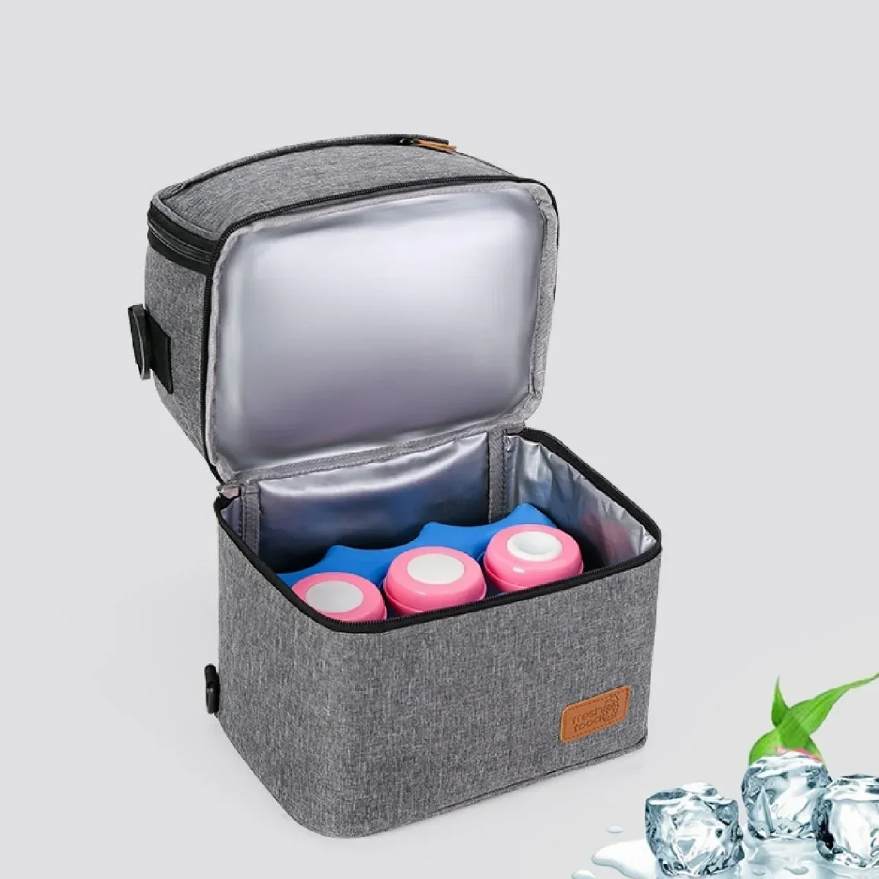 Office lunch insulation bag, student portable meal insulation box, baby bottle preservation and refrigeration bag